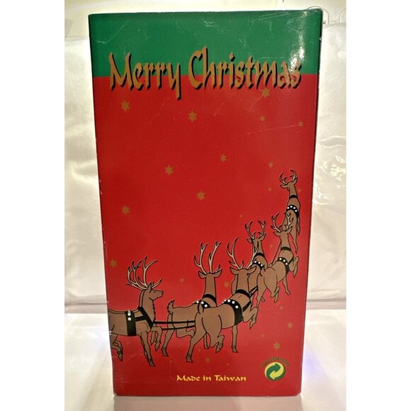 Blown Glass Figural Santa Ornament 5” Holding a Lamb with Nutcracker Soldier NEW - Picture 6 of 6